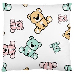 Bears Large Cushion Case (one Side) by Sobalvarro