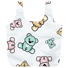 Bears Full Print Recycle Bag (xl) by Sobalvarro