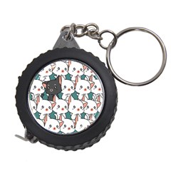 Seamless-cute-cat-pattern-vector Measuring Tape by Sobalvarro