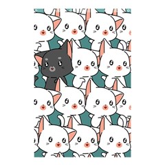 Seamless-cute-cat-pattern-vector Shower Curtain 48  X 72  (small)  by Sobalvarro