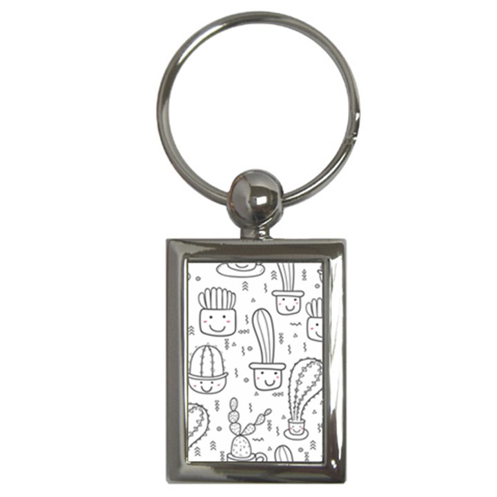 Cactus Key Chain (Rectangle)