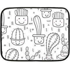 Cactus Fleece Blanket (mini) by Sobalvarro