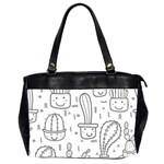 Cactus Oversize Office Handbag (2 Sides) Front