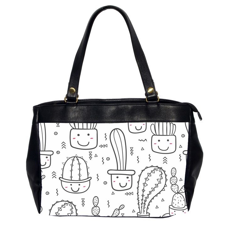 Cactus Oversize Office Handbag (2 Sides)