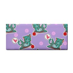 Playing Cats Hand Towel by Sobalvarro