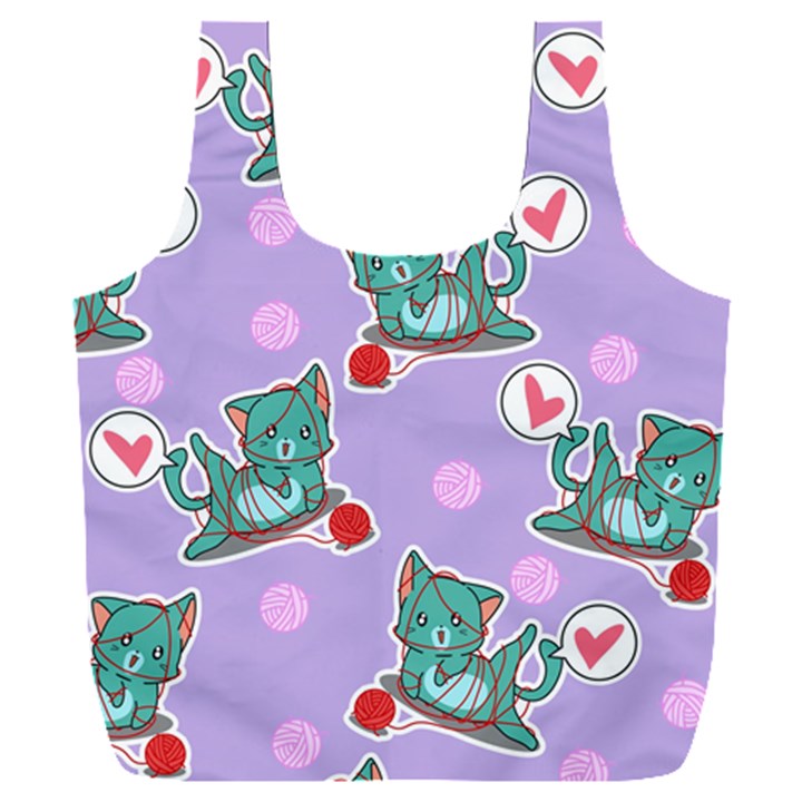 Playing cats Full Print Recycle Bag (XXL)