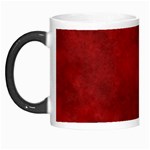 Scarlet Red Velvet Color Faux Texture Morph Mugs Left