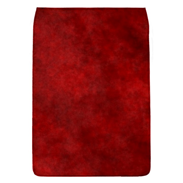 Scarlet Red Velvet Color Faux Texture Removable Flap Cover (S)