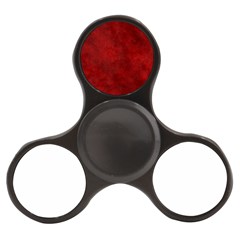 Scarlet Red Velvet Color Faux Texture Finger Spinner by SpinnyChairDesigns