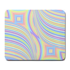 Pastel Color Stripes  Large Mousepads by SpinnyChairDesigns