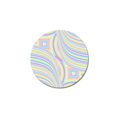 Pastel Color Stripes  Golf Ball Marker by SpinnyChairDesigns