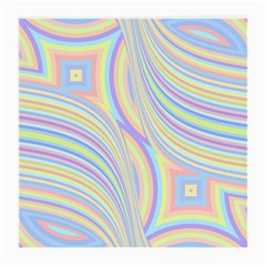 Pastel Color Stripes  Medium Glasses Cloth by SpinnyChairDesigns