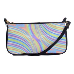 Pastel Color Stripes  Shoulder Clutch Bag by SpinnyChairDesigns