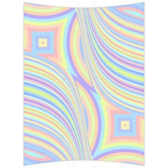 Pastel Color Stripes  Back Support Cushion by SpinnyChairDesigns