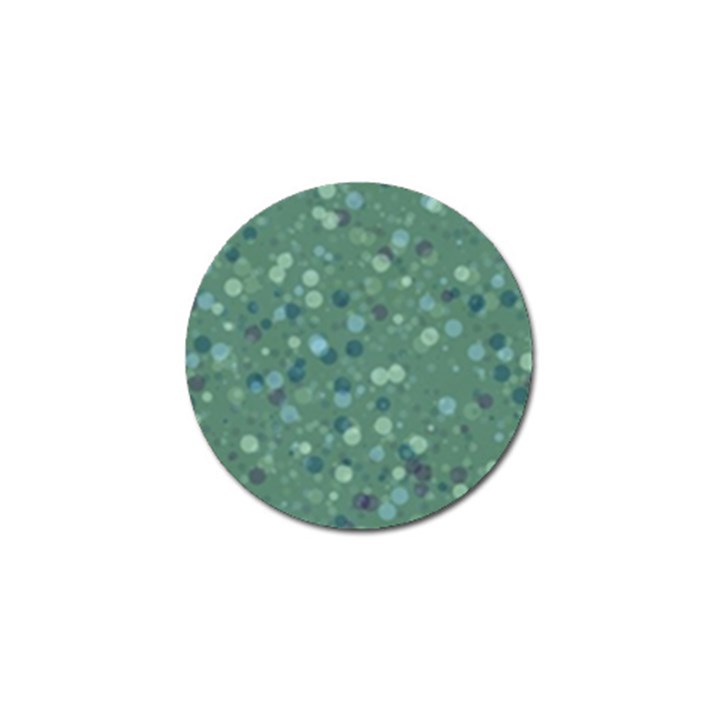 Green Color Polka Dots Pattern Golf Ball Marker (10 pack)