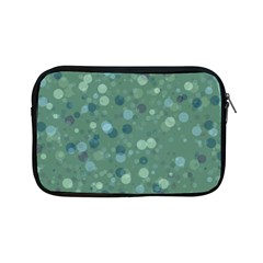 Green Color Polka Dots Pattern Apple Ipad Mini Zipper Cases by SpinnyChairDesigns