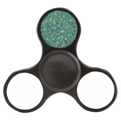 Green Color Polka Dots Pattern Finger Spinner by SpinnyChairDesigns