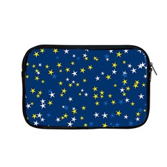 White Yellow Stars On Blue Color Apple Macbook Pro 13  Zipper Case by SpinnyChairDesigns