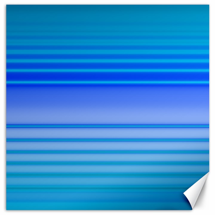 Blue Purple Color Stripes Ombre Canvas 20  x 20 