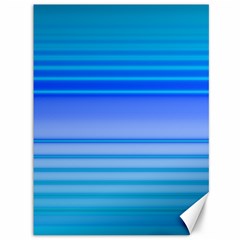 Blue Purple Color Stripes Ombre Canvas 36  X 48  by SpinnyChairDesigns