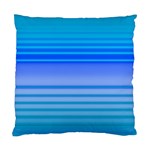 Blue Purple Color Stripes Ombre Standard Cushion Case (Two Sides) Front