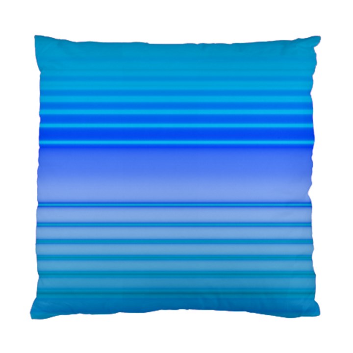 Blue Purple Color Stripes Ombre Standard Cushion Case (Two Sides)