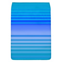 Blue Purple Color Stripes Ombre Removable Flap Cover (s) by SpinnyChairDesigns