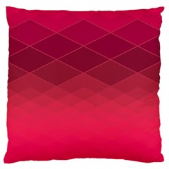 Hot Pink And Wine Color Diamonds Standard Flano Cushion Case (two Sides) by SpinnyChairDesigns