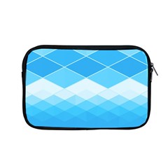 Light Blue And White Color Diamonds Apple Macbook Pro 13  Zipper Case