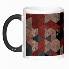 Auburn Grey And Tan Truchet Tiles Morph Mugs by SpinnyChairDesigns