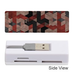 Auburn Grey And Tan Truchet Tiles Memory Card Reader (stick) by SpinnyChairDesigns