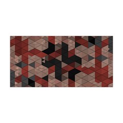 Auburn Grey And Tan Truchet Tiles Yoga Headband