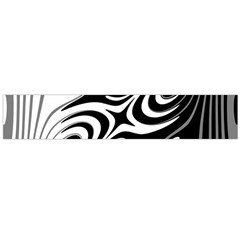 Black And White Abstract Stripes Large Flano Scarf  by SpinnyChairDesigns