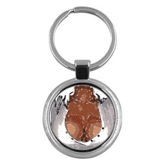 Sexy Boobs Breast Cleavage Woman Key Chain (round) by HermanTelo