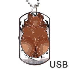 Sexy Boobs Breast Cleavage Woman Dog Tag Usb Flash (one Side) by HermanTelo