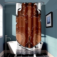 Sexy Boobs Breast Cleavage Woman Shower Curtain 36  X 72  (stall) 