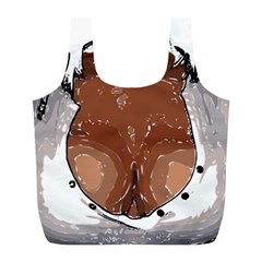 Sexy Boobs Breast Cleavage Woman Full Print Recycle Bag (l) by HermanTelo