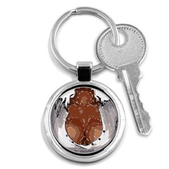 Sexy Boobs Breast Cleavage Woman Key Chain (round) by HermanTelo