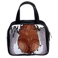 Sexy Boobs Breast Cleavage Woman Classic Handbag (two Sides) by HermanTelo