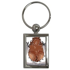 Sexy Boobs Breast Cleavage Woman Key Chain (rectangle) by HermanTelo