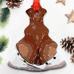 Sexy Boobs Breast Cleavage Woman Christmas Tree Ornament (Two Sides) Back