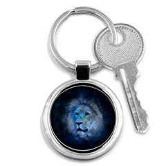 Astrology Zodiac Lion Key Chain (round) by Mariart