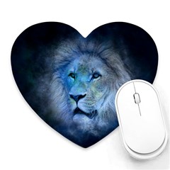 Astrology Zodiac Lion Heart Mousepads by Mariart