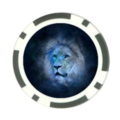 Astrology Zodiac Lion Poker Chip Card Guard by Mariart