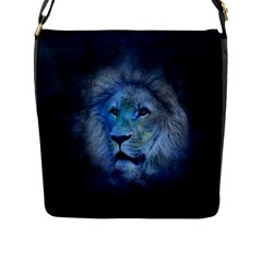 Astrology Zodiac Lion Flap Closure Messenger Bag (l) by Mariart