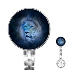 Astrology Zodiac Lion Stainless Steel Nurses Watch by Mariart