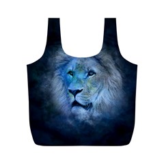 Astrology Zodiac Lion Full Print Recycle Bag (m) by Mariart