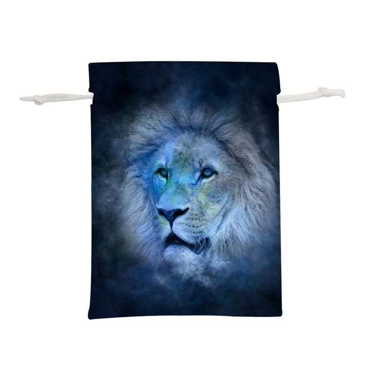 Astrology Zodiac Lion Lightweight Drawstring Pouch (M)