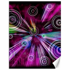 Fractal Circles Abstract Canvas 12  X 16 