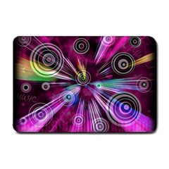 Fractal Circles Abstract Small Doormat 